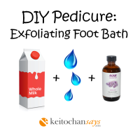 DIY Pedicure: Exfoliating Foot Bath
